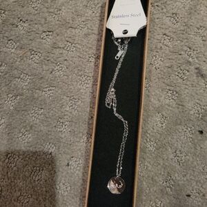 Latched Mama Silver Stainless Steel Necklace